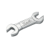 Pen drive de 8 GB em forma de chave inglesa gravada