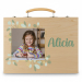 Estojo de desenho personalizado com foto e nome