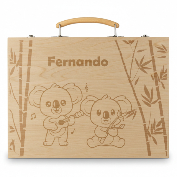 Estojo de desenho koala personalizado