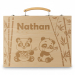 Estojo de desenho panda personalizado
