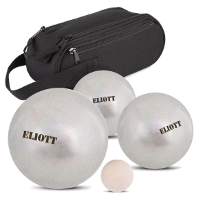 Conjunto de 3 bolas de pétanca gravadas com um nome próprio Conjunto de 3 bolas de pétanca gravadas com um nome próprio