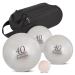 Conjunto de 3 bolas de petanca personalizadas para um aniversário