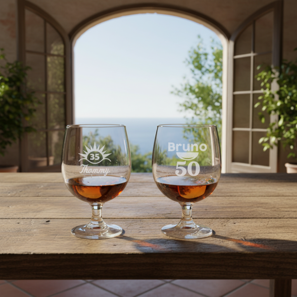 Copo de licor personalizado anivers&aacute;rio