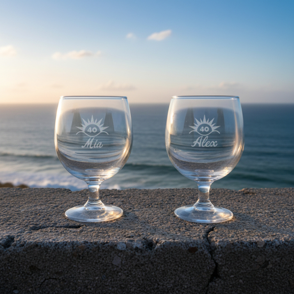 Copo de licor personalizado anivers&aacute;rio