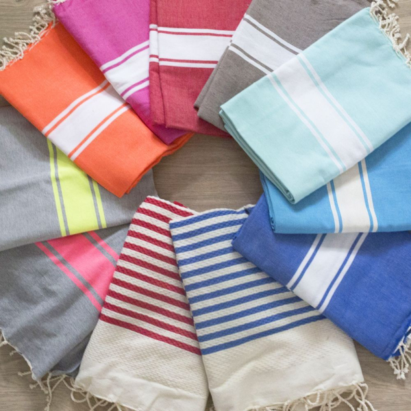 Fouta de praia tradicional personalizada