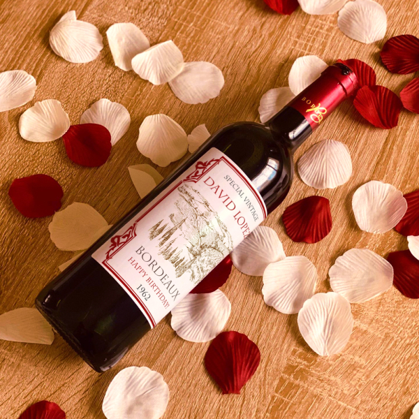 Garrafa de vinho personalizada Tradição