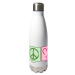 Garrafa personalizada Peace & Love foto Garrafa personalizada Peace & Love foto