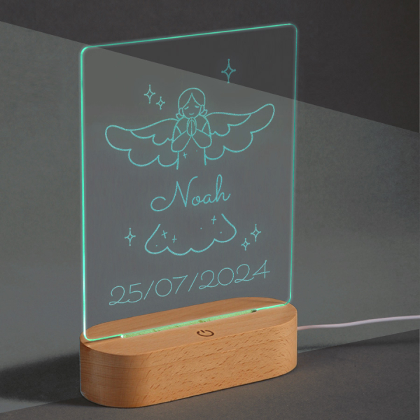 Lâmpada LED personalizada  Batizado