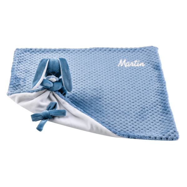 Manta de coelho bordada
