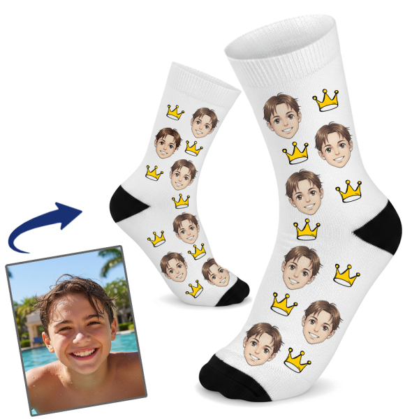 Meias personalizadas em estilo manga