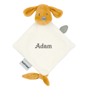 Mini peluche Charlie, o cão baunilha, bordado Mini peluche Charlie, o cão baunilha, bordado