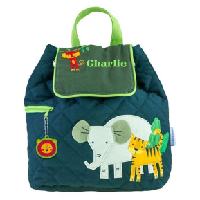 Mochila infantil personalizada com o tema da savana Mochila infantil personalizada com o tema da savana