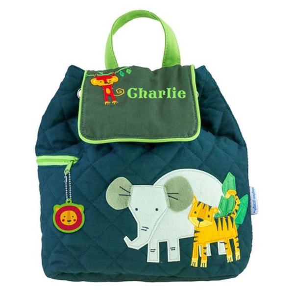 Mochila infantil personalizada com o tema da savana