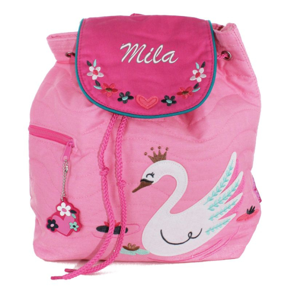 Mochila personalizada com cisne real