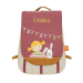 Mochila personalizada com criança e coelho