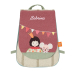 Mochila personalizada com criança e rato