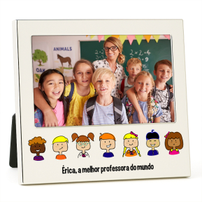 Moldura fotográfica personalizada para professora Moldura fotográfica personalizada para professora