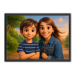 Montagem fotográfica para um retrato em estilo de filme de animação 3D