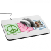 Tapete de rato Peace & Love foto Tapete de rato Peace & Love foto