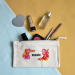 Pequena bolsa de algodão com estampado Fidji