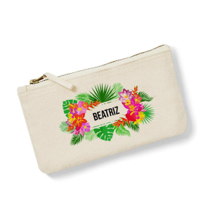 Pequena bolsa de algodão com estampado Fidji Pequena bolsa de algodão com estampado Fidji