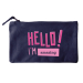 Pequena bolsa de algodão personalizada HELLO