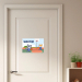 Placa de porta infantil personalizada - Basquetebol