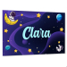 Placa de porta quarto infantil - Astronauta