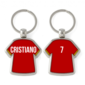 Porta-chaves Camisola lisa personalizada com nome
