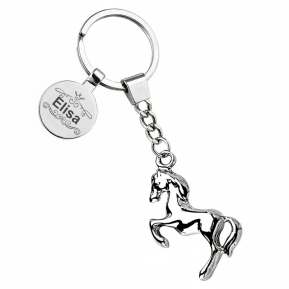 Porta-chaves em forma de cavalo personalizado