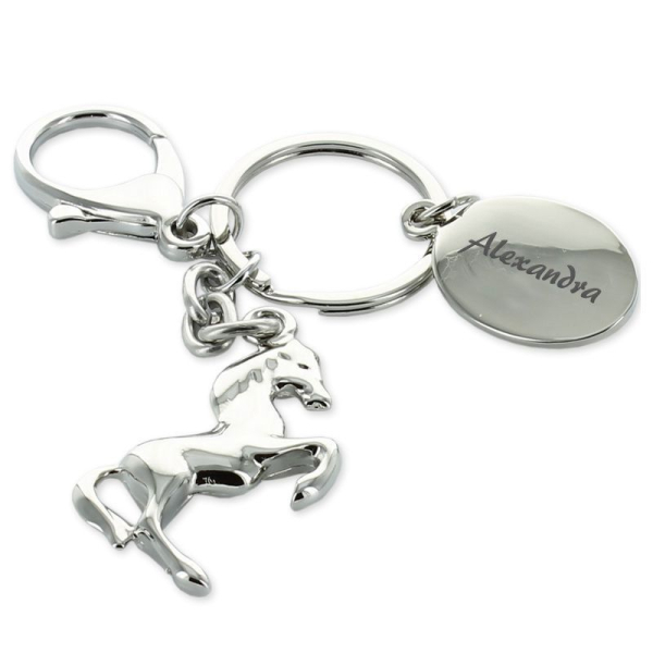 Porta-chaves em forma de cavalo personalizado