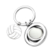 Porta-chaves em forma de bola de voleibol gravado