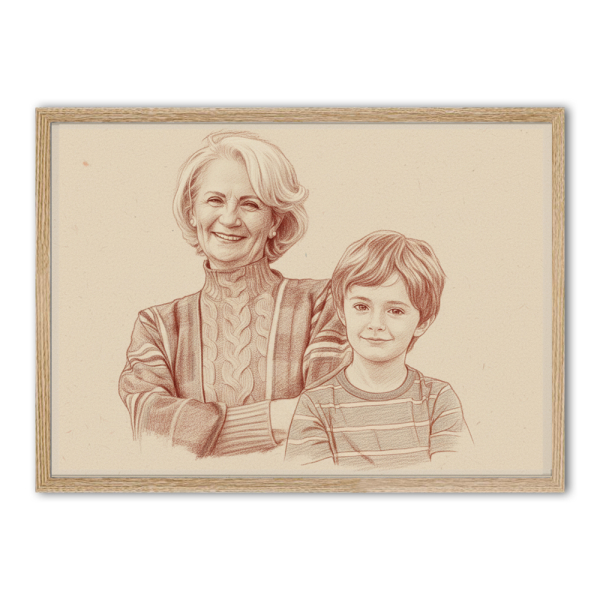 Montagem fotogr&aacute;fica para um retrato em estilo sangu&iacute;nea