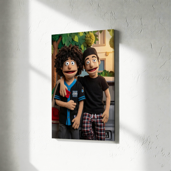 Retrato estilo marionete a partir de uma foto