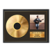 Poster emoldurado com Disco de Ouro ou de Platina com foto - ouro