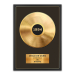 Poster emoldurado com Disco de Ouro ou de Platina personalizado