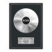 Poster emoldurado com Disco de Ouro ou de Platina personalizado