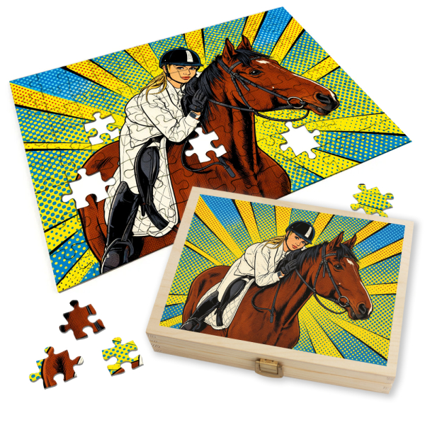 Puzzle fotogr&aacute;fico Pop Art Comics estilo Roy Lichtenstein