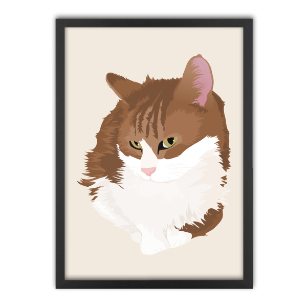 Quadro de animal personalizado a partir de uma fotografia