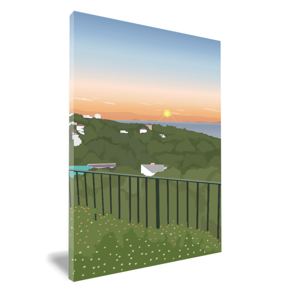 Quadro de paisagem personalizado a partir de uma fotografia