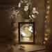 Quadro LED batismo personalizado