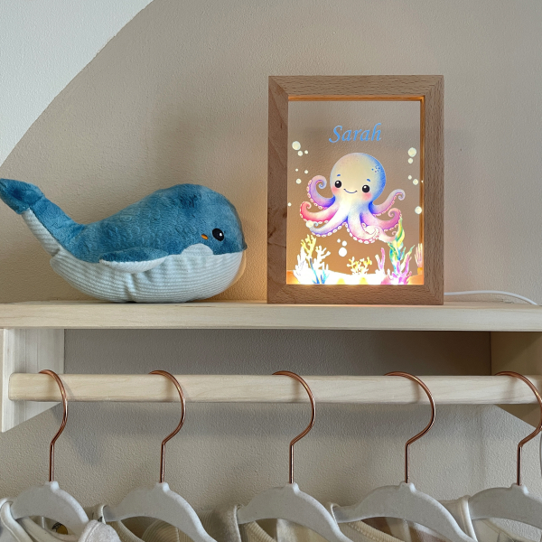 Quadro LED oceano personalizado