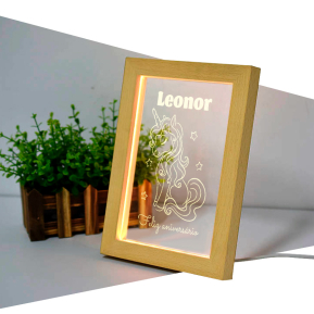 Quadro luminoso gravado - Contos de fadas Quadro luminoso gravado - Contos de fadas