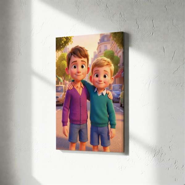 Retrato estilo filme de anima&ccedil;&atilde;o 3D a partir de uma foto