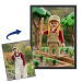 Retrato personalizado em estilo de brinquedo a partir de uma foto
