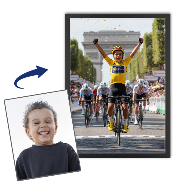 Retrato personalizado de lenda do desporto