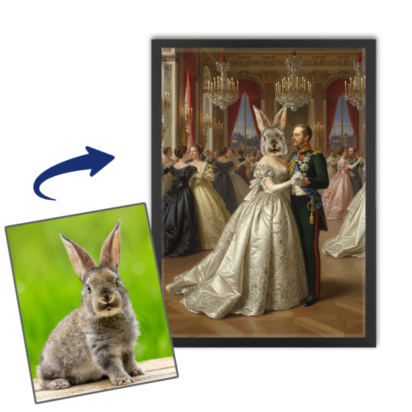 Retrato excêntrico do seu animal de estimação