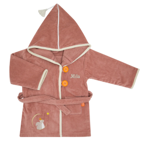 Roupão infantil personalizado Esquilo Marsala Roupão infantil personalizado Esquilo Marsala