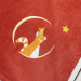 Roupão infantil personalizado Panda-vermelho