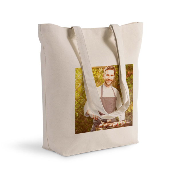 Saco de pano personalizado com fotografia